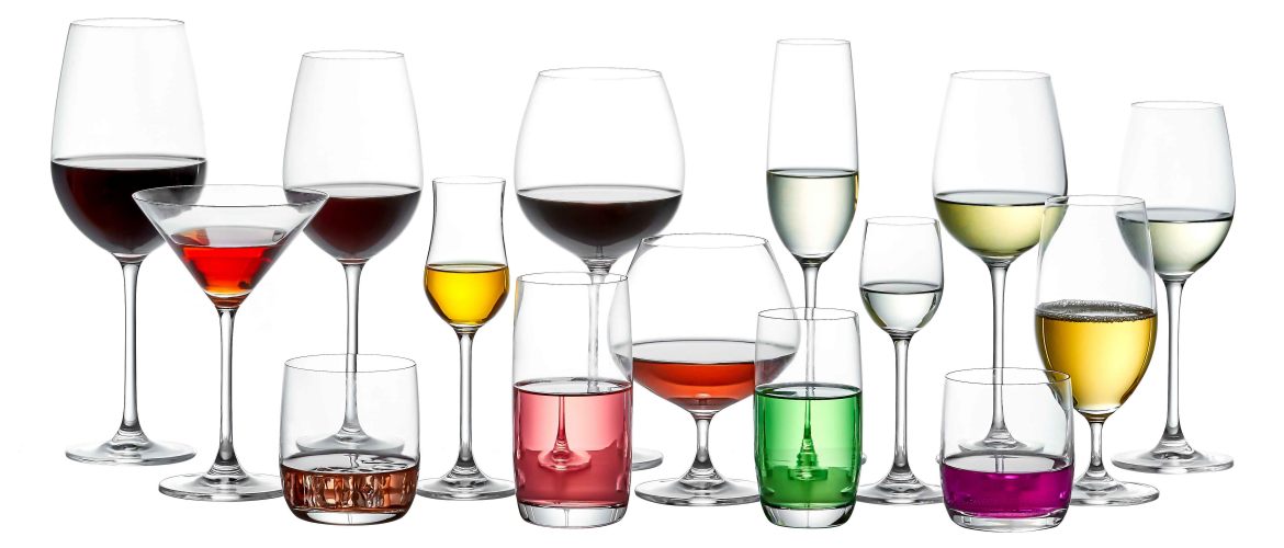 Crystal wine set