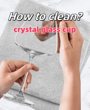 How to clean crystal glasses？