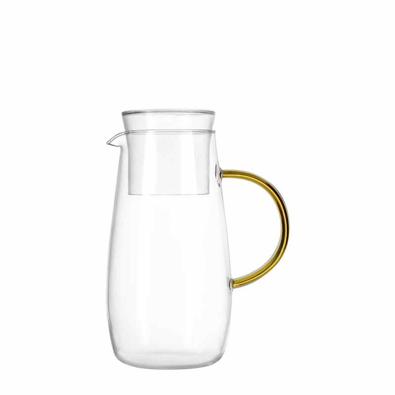 modern glass water pitcher