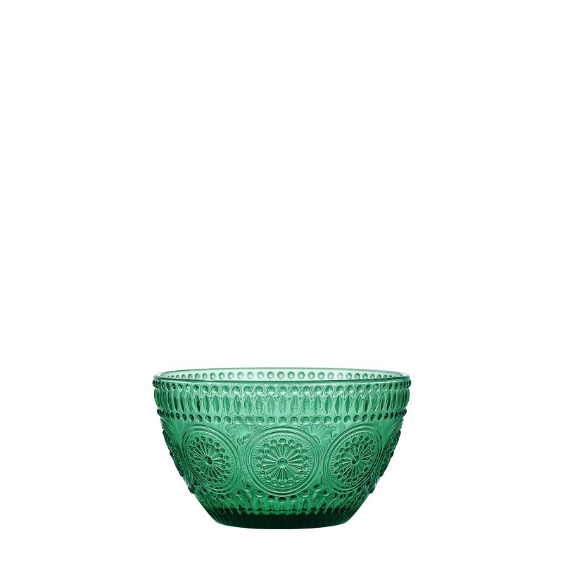 embossed glass bowl set