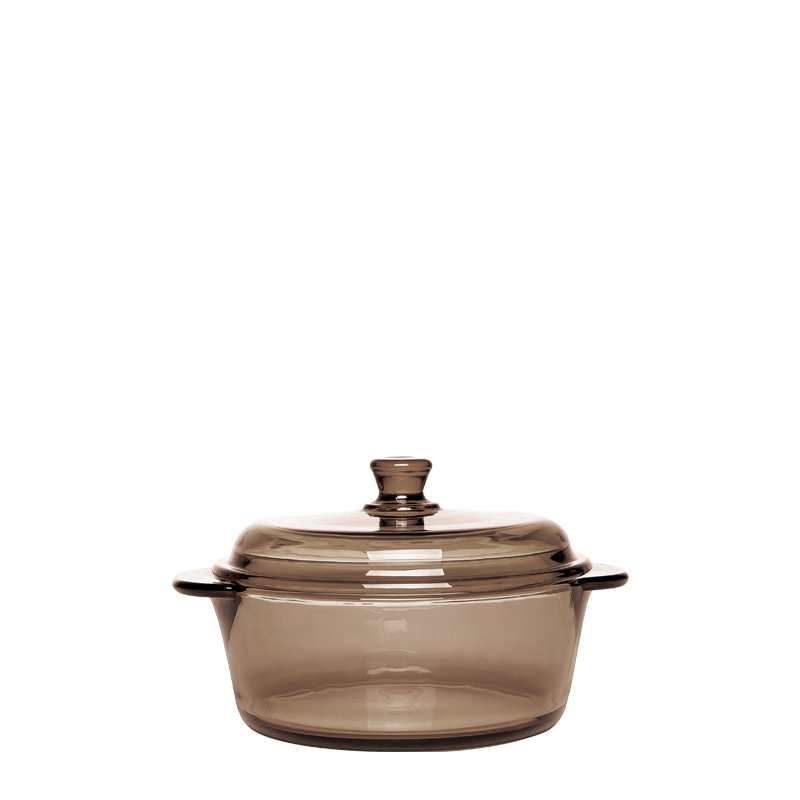 amber glass cookware set