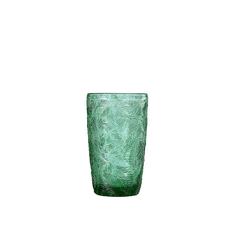 Solid color glass cup