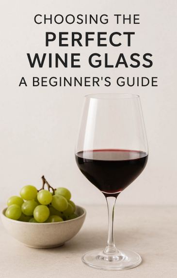 Choosing the Perfect Wine Glass: A Beginner’s Guide