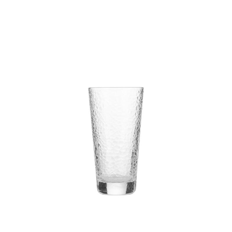 hammered glass tumbler