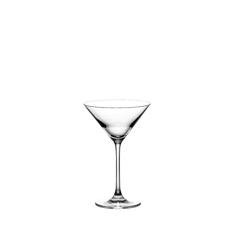 crystal martini glass