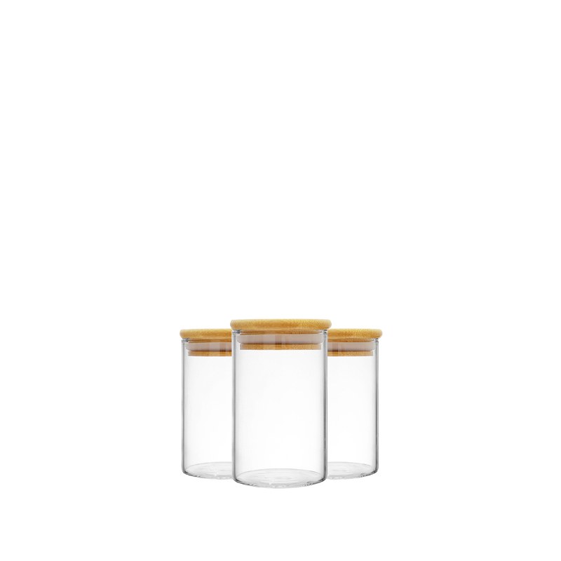 borosilicate glass canister set