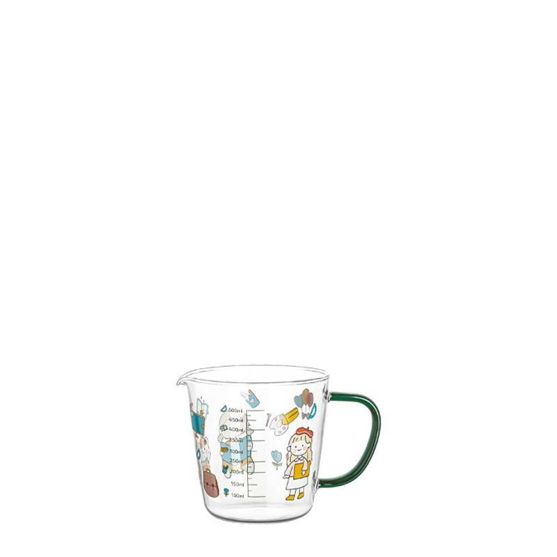 borosilicate glass measuring cup 500ml