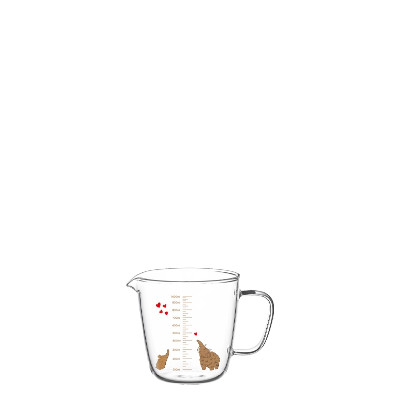 borosilicate glass measuring cup 1000ml