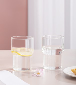 High‑borosilicate glass
