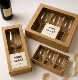Protective packaging for fragile glassware Protective packaging for fragile glassware