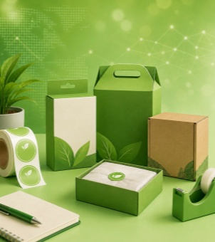 Branding‑focused packaging for retail presentation