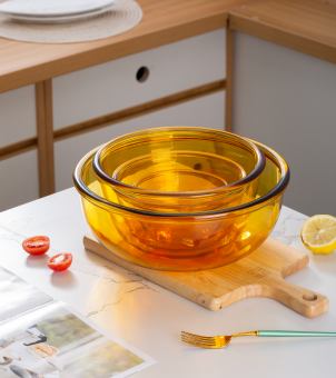 Heat-Resistant Amber Glass