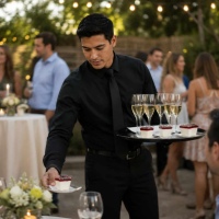 Xinghuo Glass stemware used at wedding banquet