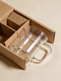 Xinghuo borosilicate tea mug 6-piece retail gift box set