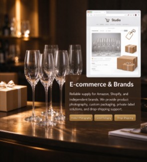 XINGHUO Glass for E-commerce and Brand Owners - Private Label Solutions