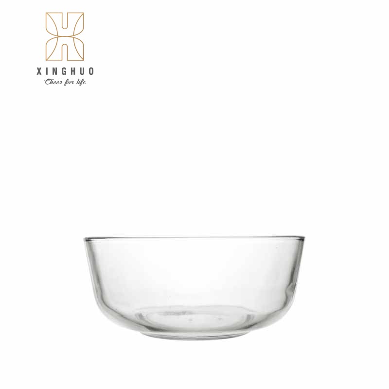 Xinghuo Glass High Transparency Rounded Thickened Glass Salad Bowl (Single Product Image)
